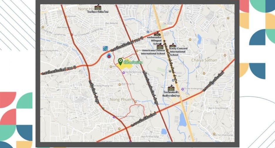 For sale land in Saraphi, Chiang Mai