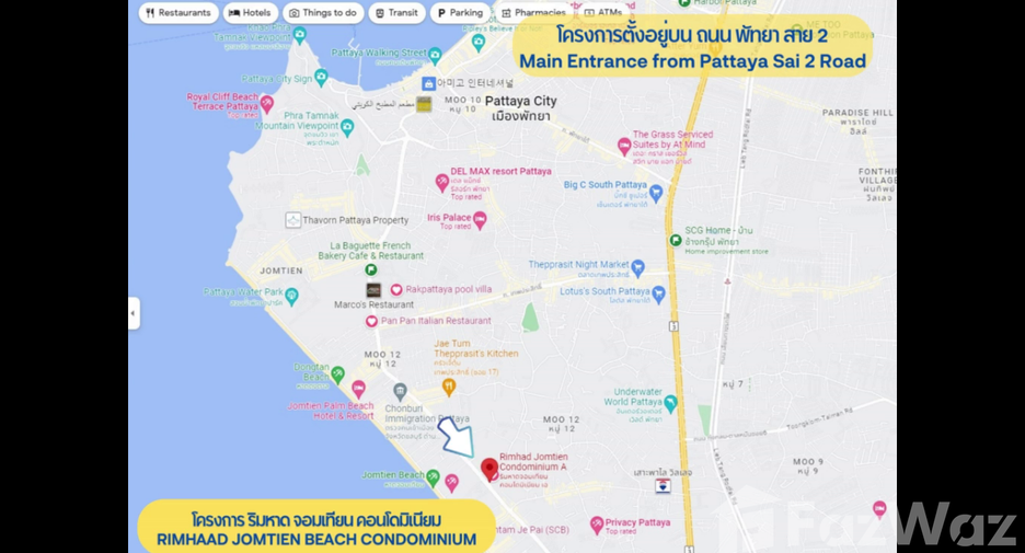 Wohnung zum Kauf mit Studio in Bang Lamung, Chonburi