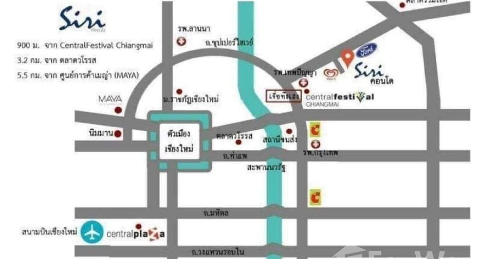For sale studio condo in Mueang Chiang Mai, Chiang Mai