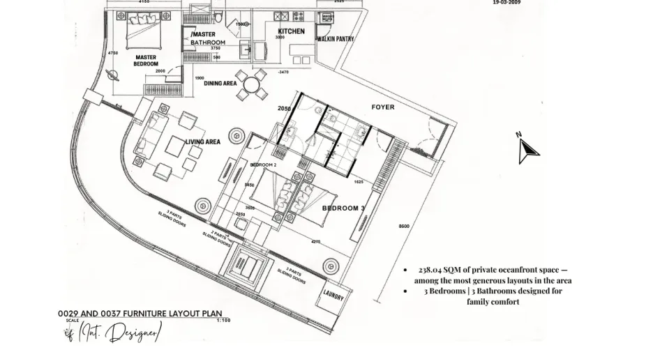 Condo en venta de 3 habitaciones en Bang Lamung, Chonburi