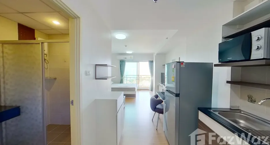 For sale and for rent studio condo in Bang Lamung, Chonburi