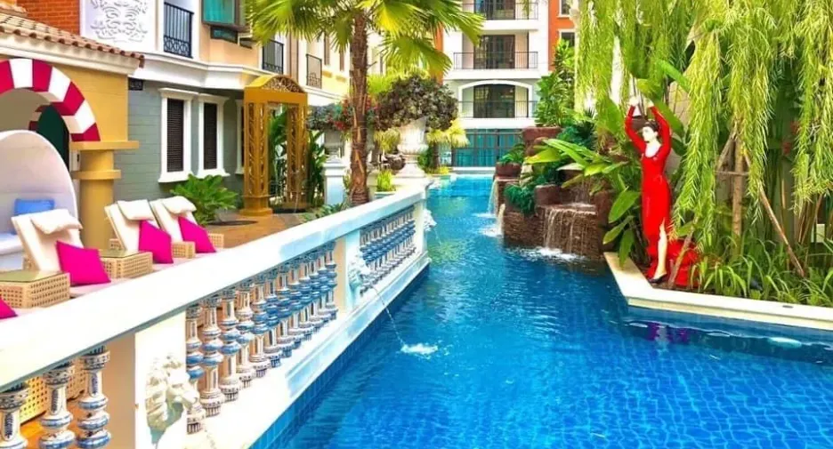 À vendre 1 chambre condo à Bang Lamung, Chonburi