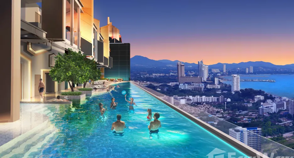 Condo en venta de 2 habitaciones en Jomtien, Pattaya