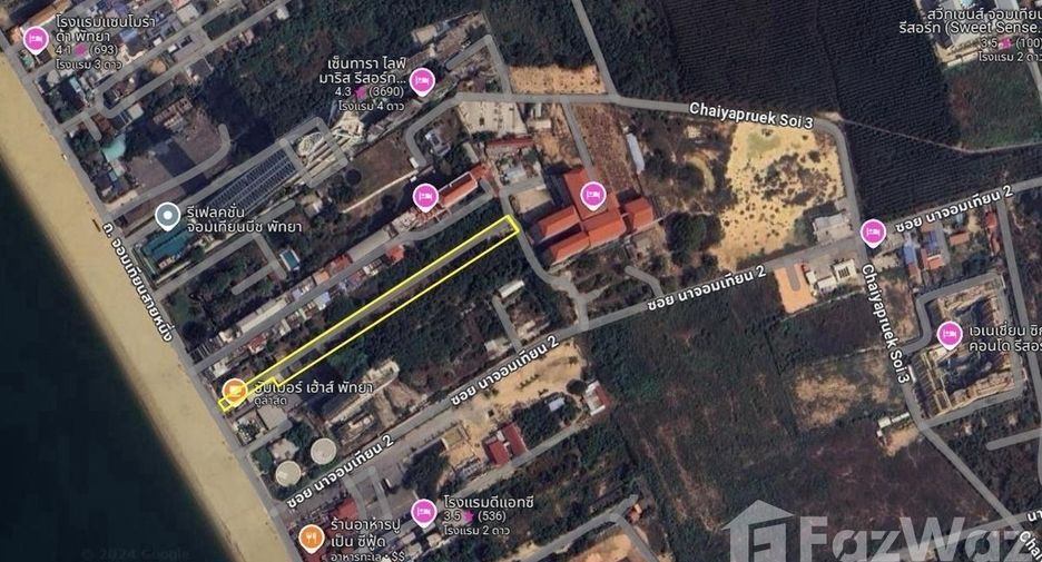 For rent 4 bedrooms retail Space in Sattahip, Chonburi