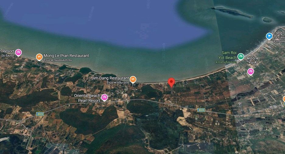 À vendre terrain à Sam Roi Yot, Prachuap Khiri Khan