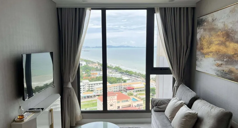 À louer 1 chambre condo à Jomtien, Pattaya