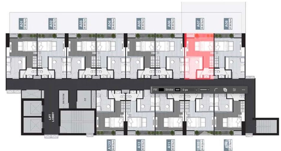 For sale and for rent studio condo in Phaya Thai, Bangkok