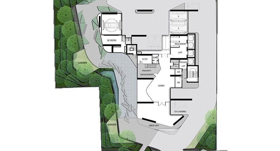 Condo en venta de estudio en Ratchathewi, Bangkok