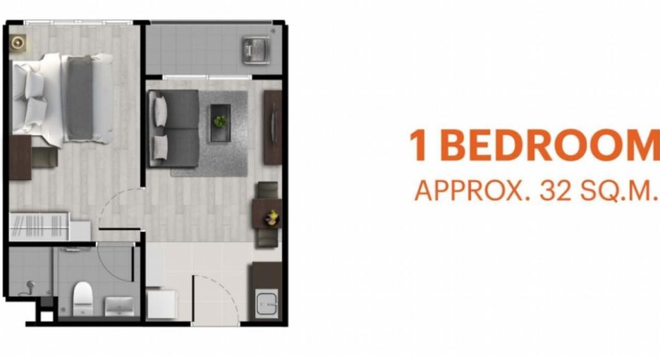 For sale and for rent 1 bed condo in Khlong Luang, Pathum Thani