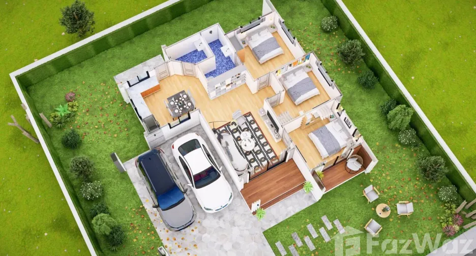 For sale 3 bedrooms house in Bang Lamung, Chonburi