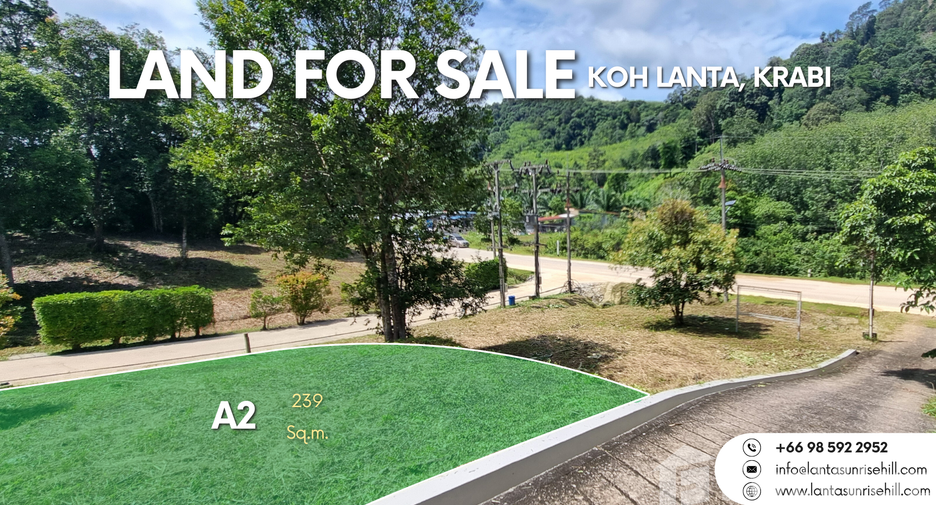 For sale land in Ko Lanta, Krabi