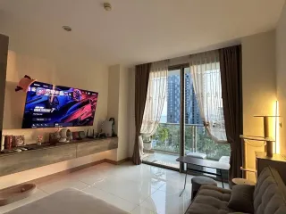For sale and for rent studio condo in Bang Lamung, Chonburi
