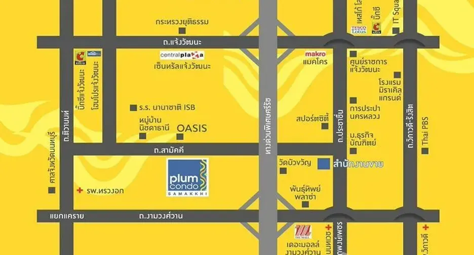 For sale studio condo in Mueang Nonthaburi, Nonthaburi