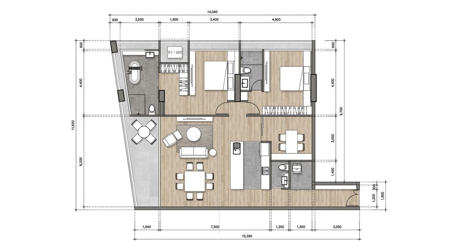 ขาย 3 ห้องนอน คอนโด ใน วัฒนา, กรุงเทพฯ