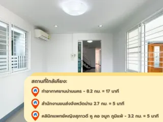ขาย 3 ห้องนอน บ้านเดี่ยว ใน เมืองน่าน, น่าน