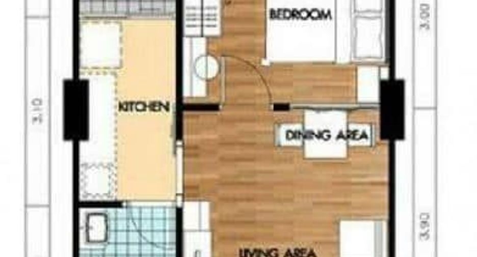 For sale 1 bed condo in Din Daeng, Bangkok