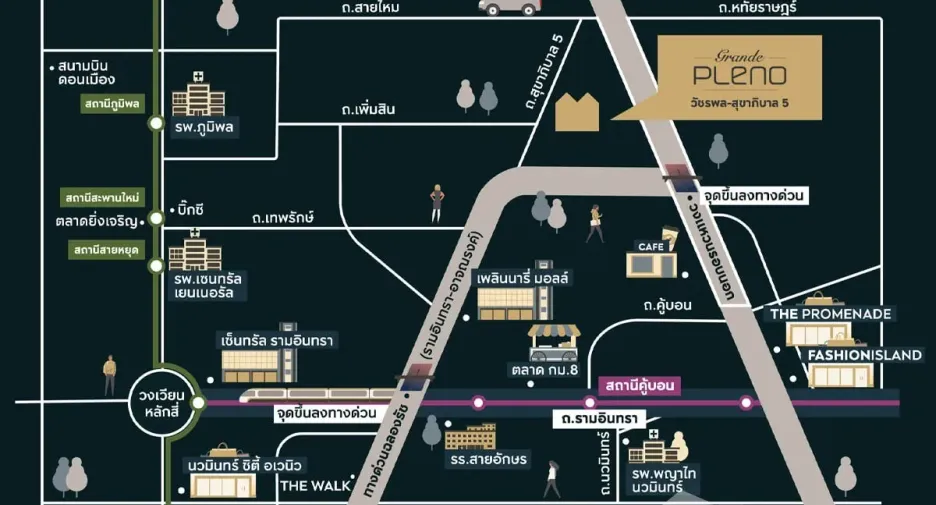 Casa en venta y en alquiler de 3 habitaciones en Sai Mai, Bangkok