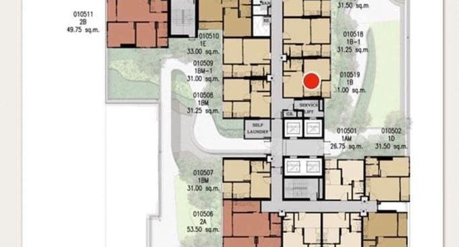 Продажа 1 кровать кондо в Банг Капи, Бангкок