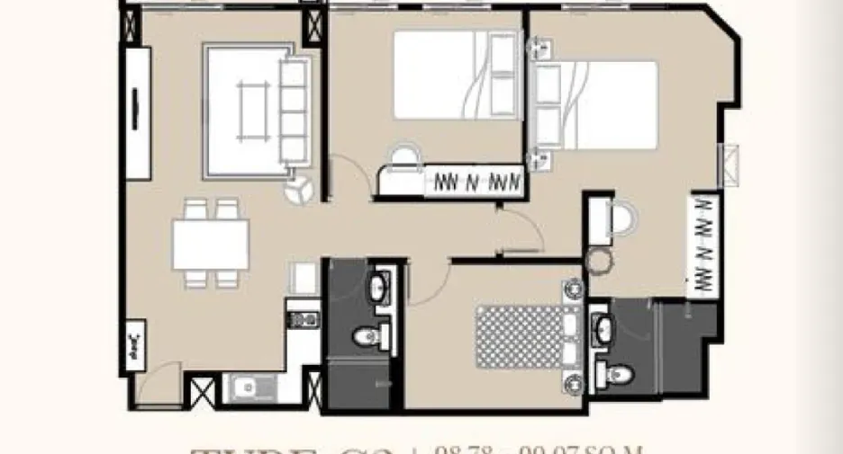 For sale 3 bedrooms condo in Yan Nawa, Bangkok