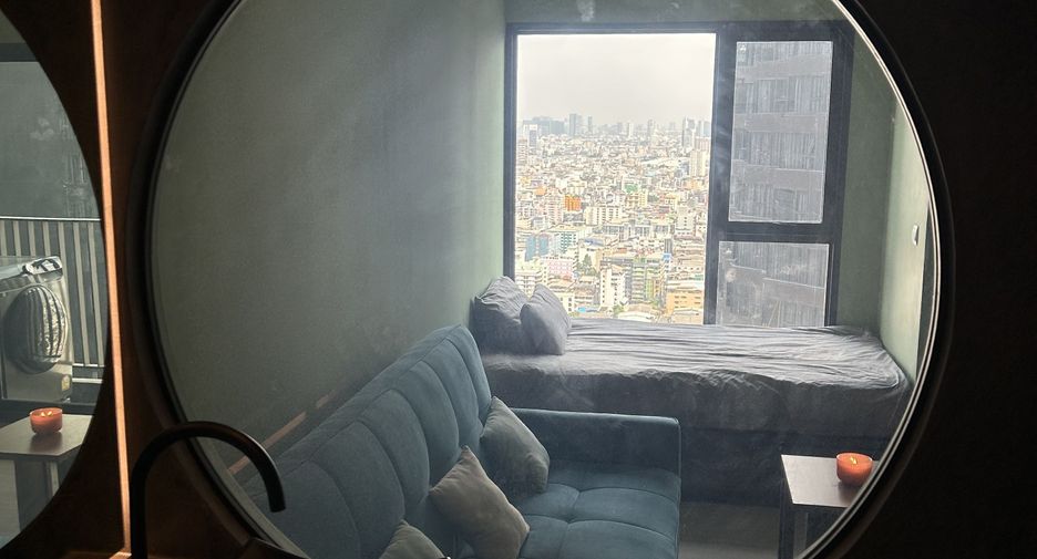 For sale and for rent studio condo in Huai Khwang, Bangkok