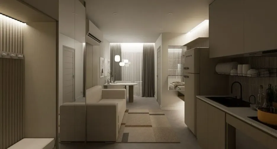 Продажа 1 кровать кондо в Щаттхана, Бангкок