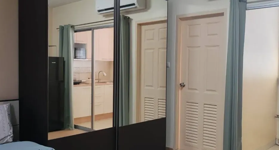 For rent studio condo in Huai Khwang, Bangkok