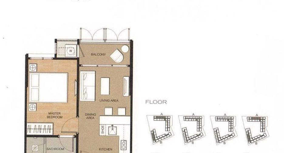 For sale and for rent 1 bed condo in Suan Luang, Bangkok