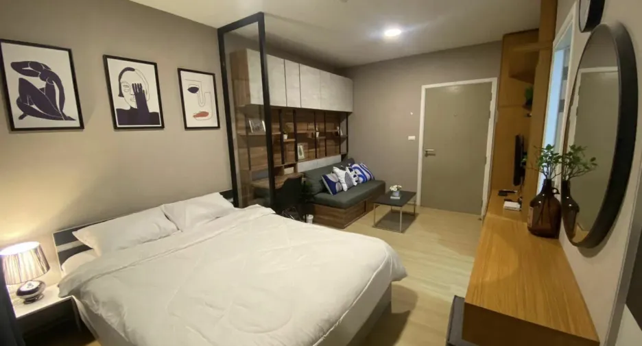 For rent 1 bed condo in Mueang Samut Prakan, Samut Prakan