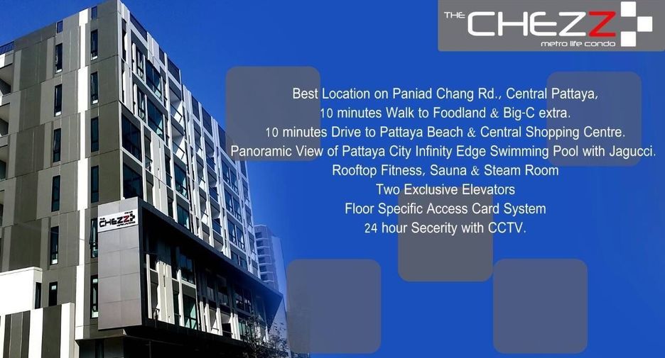 For rent 1 bed condo in Bang Lamung, Chonburi