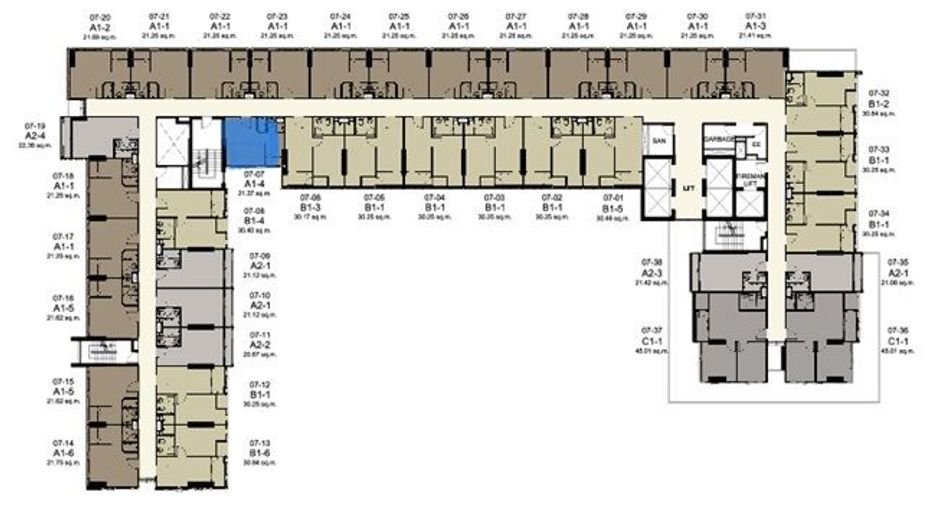 For sale studio condo in Thon Buri, Bangkok