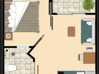 For rent 1 bed condo in Bang Lamung, Chonburi