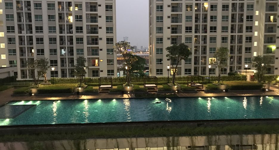 For sale and for rent 1 bed condo in Huai Khwang, Bangkok