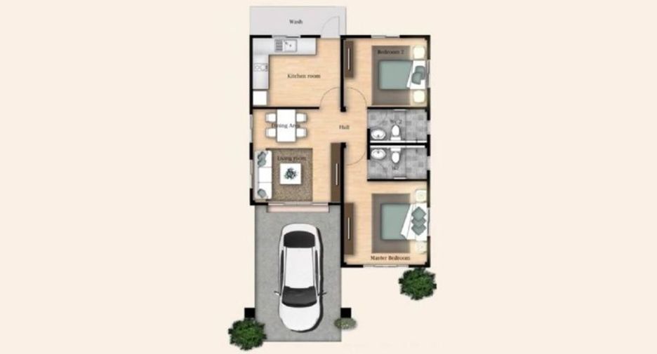 Casa en venta de 2 habitaciones en San Sai, Chiang Mai