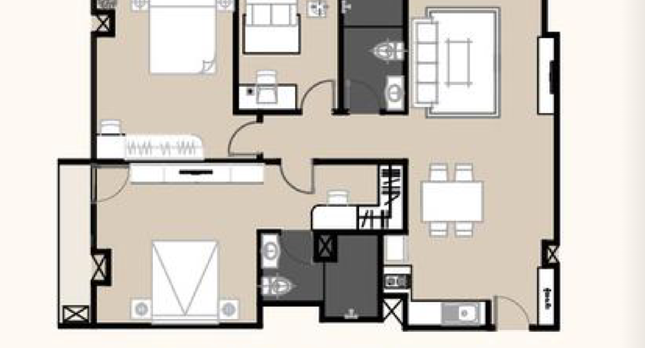 À vendre 3 chambres condo à Yan Nawa, Bangkok