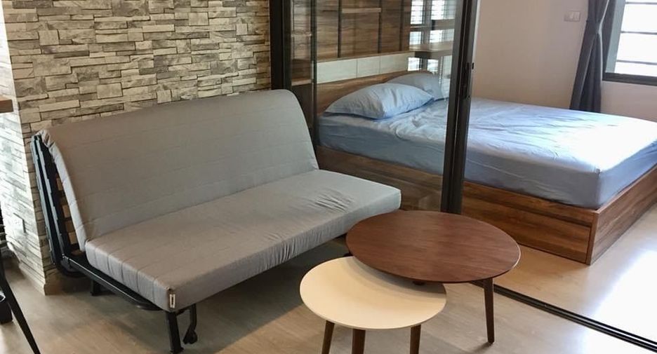 For sale and for rent studio condo in Huai Khwang, Bangkok