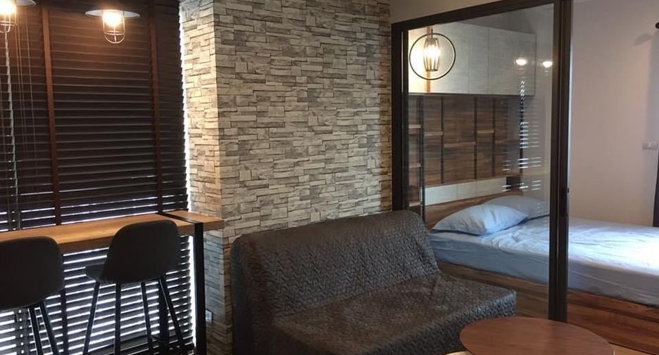 For sale and for rent studio condo in Huai Khwang, Bangkok