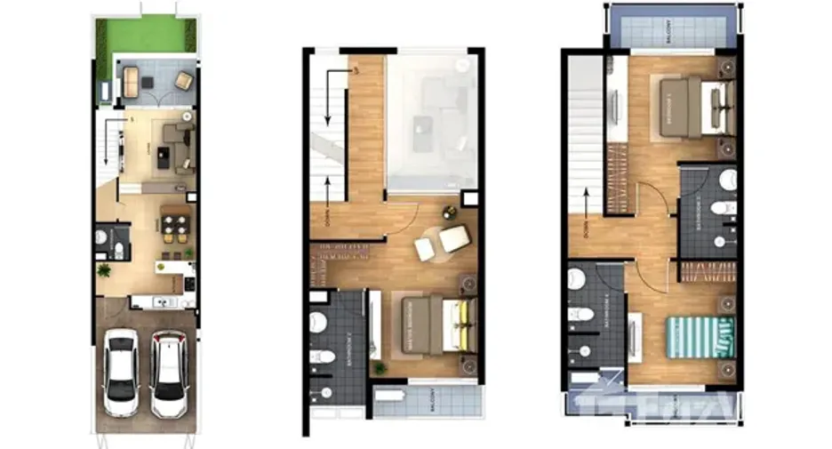 Reihenhaus zum Kauf und zur Miete mit 3 Zimmer in Cha Am, Phetchaburi