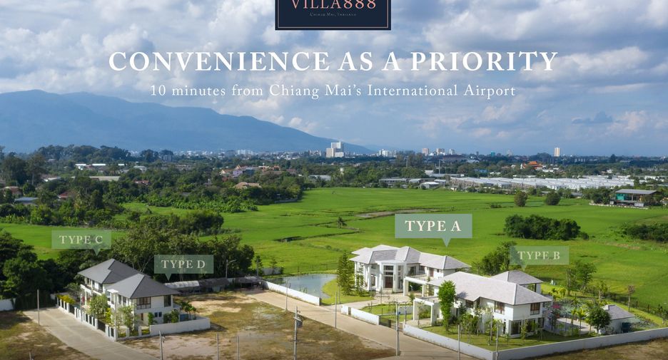 Villa en venta y en alquiler de 5 habitaciones en Saraphi, Chiang Mai