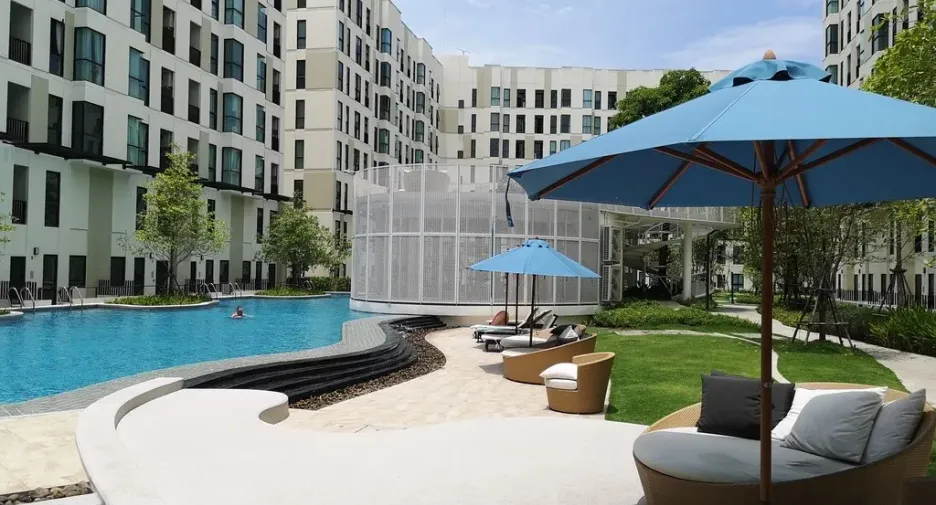 Condo en alquiler de estudio en Mueang Samut Prakan, Samut Prakan