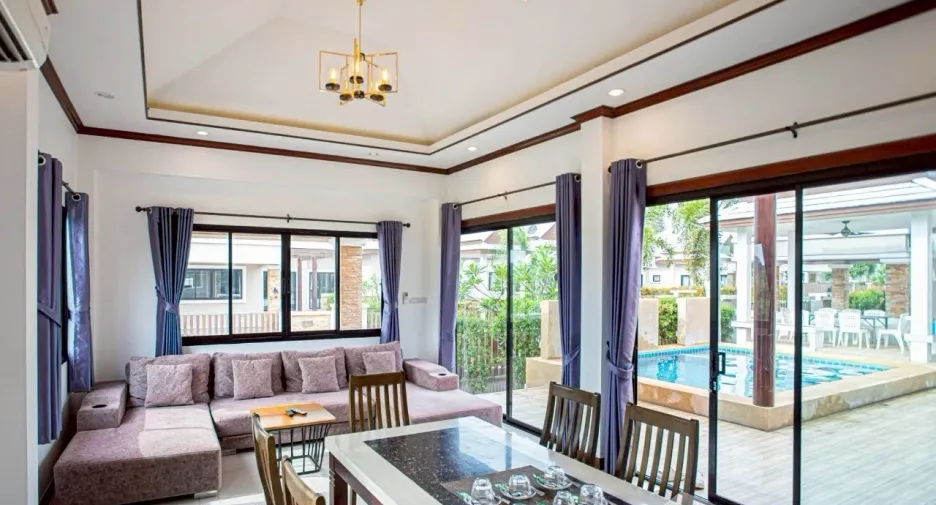 À louer 3 chambres villa à Pran Buri, Prachuap Khiri Khan