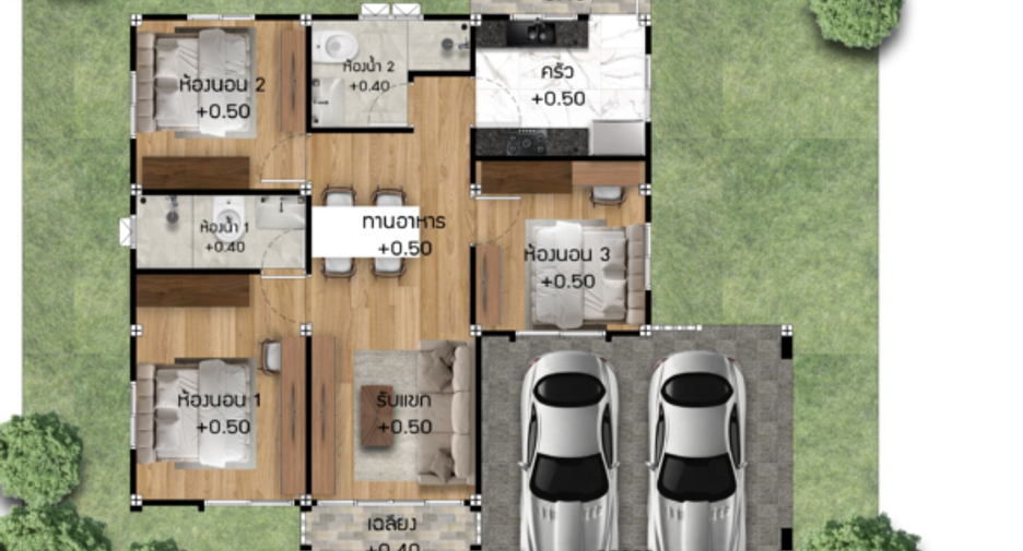 Casa en venta de 3 habitaciones en Doi Saket, Chiang Mai