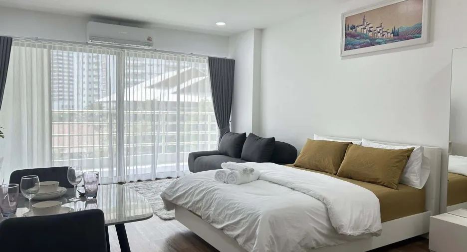Wohnung zur Miete mit Studio in Bang Lamung, Chonburi