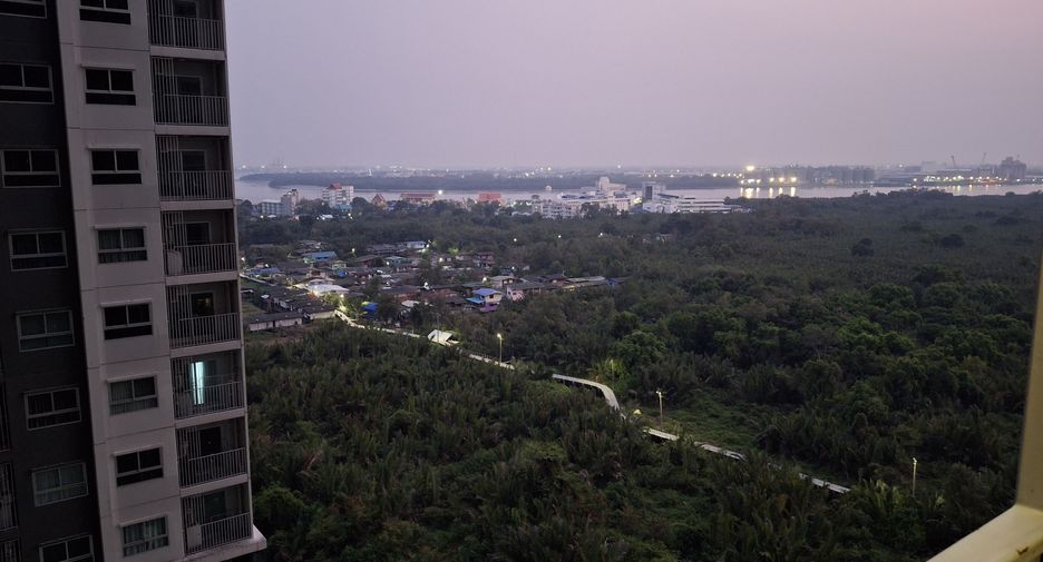 À louer 1 chambre condo à Mueang Samut Prakan, Samut Prakan