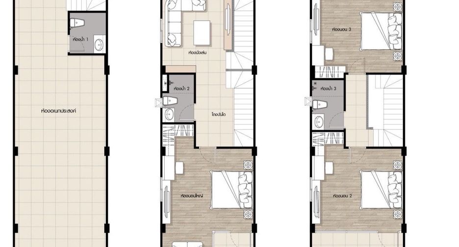 For sale 3 bedrooms townhouse in Hua Hin, Prachuap Khiri Khan