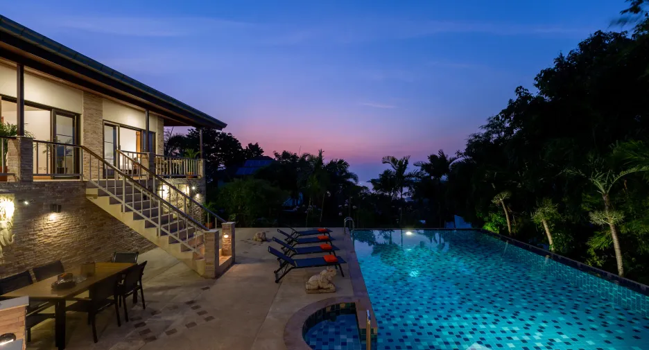 For rent 4 bedrooms villa in Ko Samui, Surat Thani