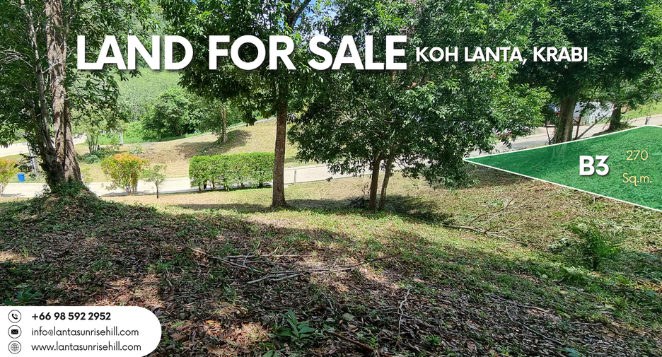 À vendre terrain à Ko Lanta, Krabi