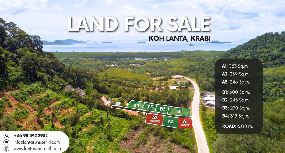 出售 土地 在 Ko Lanta, Krabi