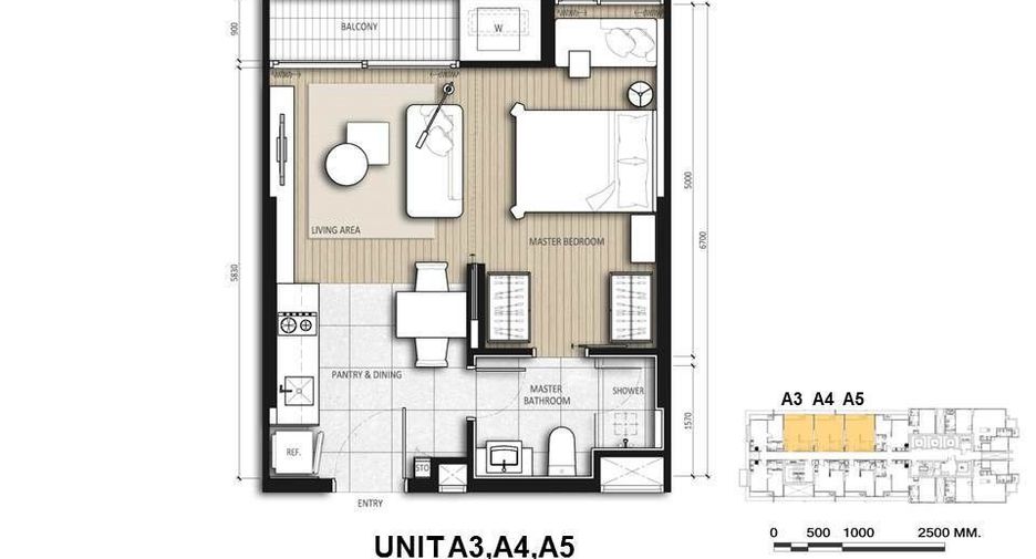 À vendre 1 chambre condo à Sathon, Bangkok