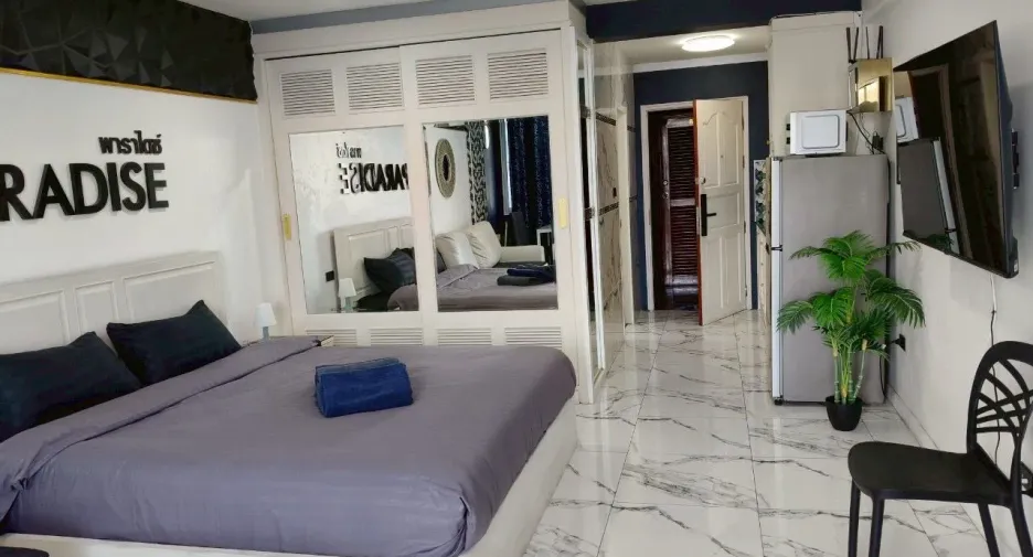 For rent studio condo in Bang Lamung, Chonburi
