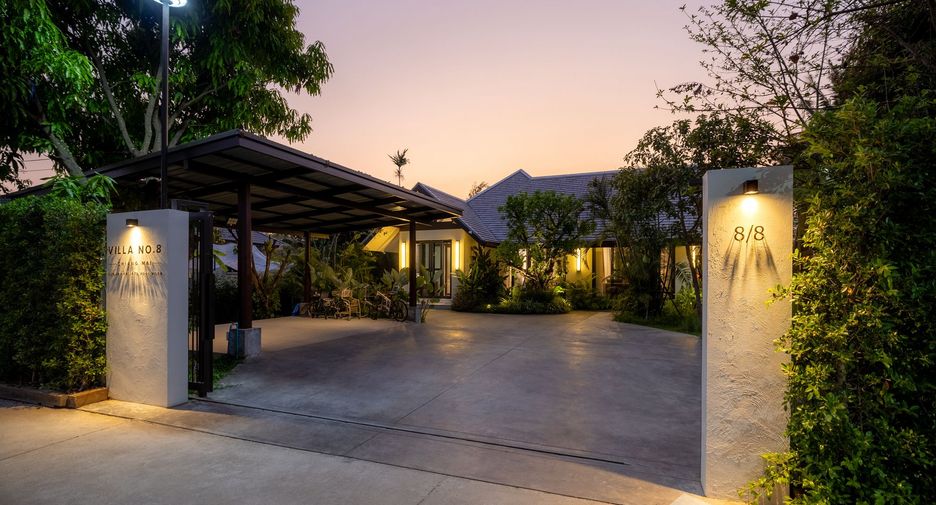 For sale and for rent 4 bedrooms villa in Saraphi, Chiang Mai